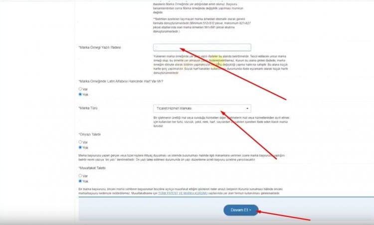 online marka başvurusu nasıl yapılır?