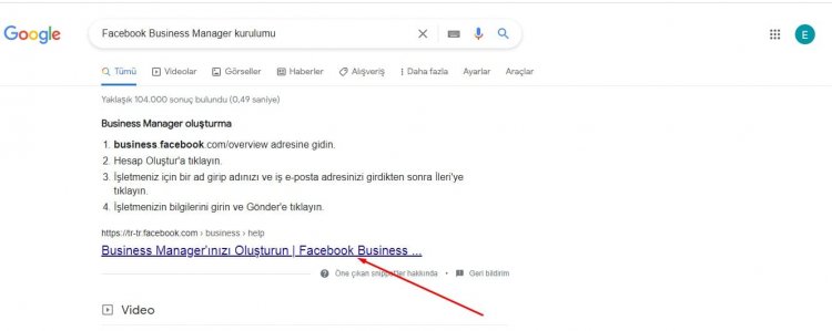 Facebook Business Manager Kurulumu