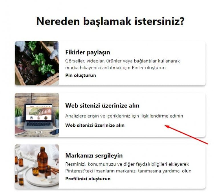 pinterest uygun olanı seçin