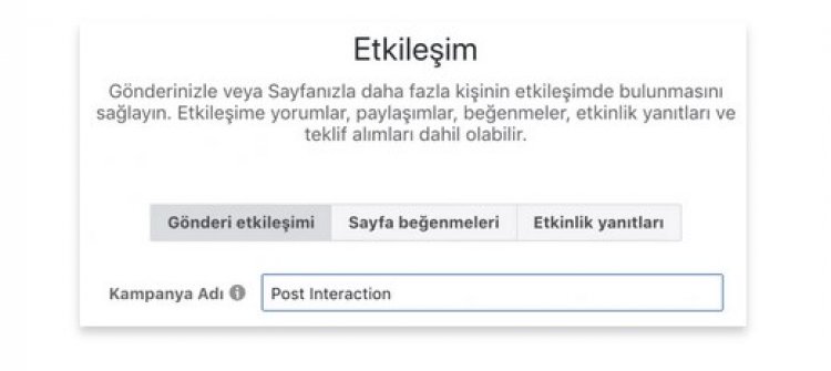 Adım 1: Kampanya türünü seçin