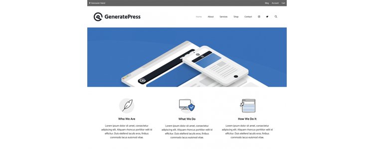 GeneratePress teması