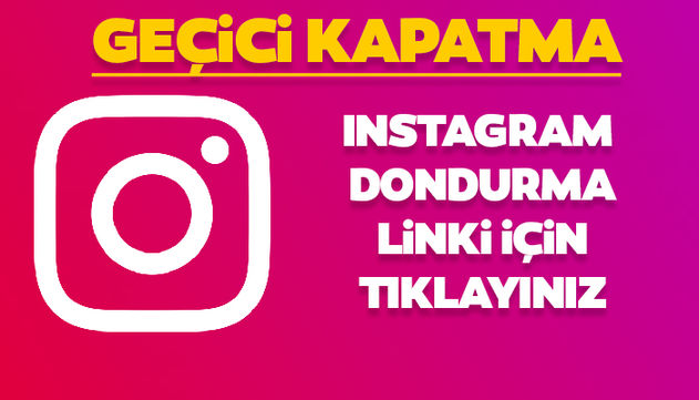 Instagram dondurma linki