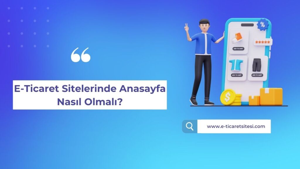 E-ticaret sitelerinde anasayfa