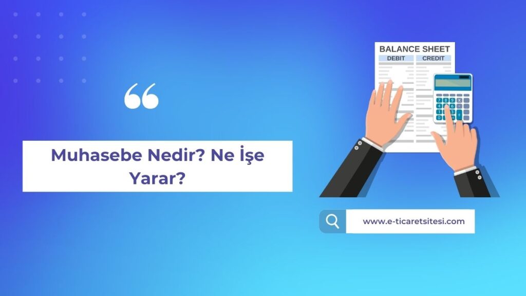 Muhasebe nedir?